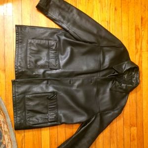Mens Colebrook leather jacket